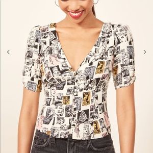 ❌SOLD❌ REFORMATION Devon top in sz 2 NEW WITH TAGS